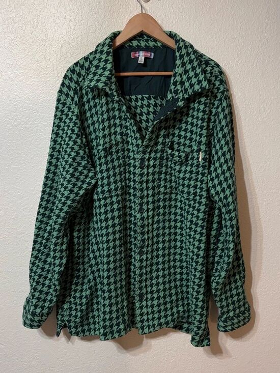 Urban Outfitters Other - Urban Outfitters Houndstooth Shirt Jacket Shacket XL